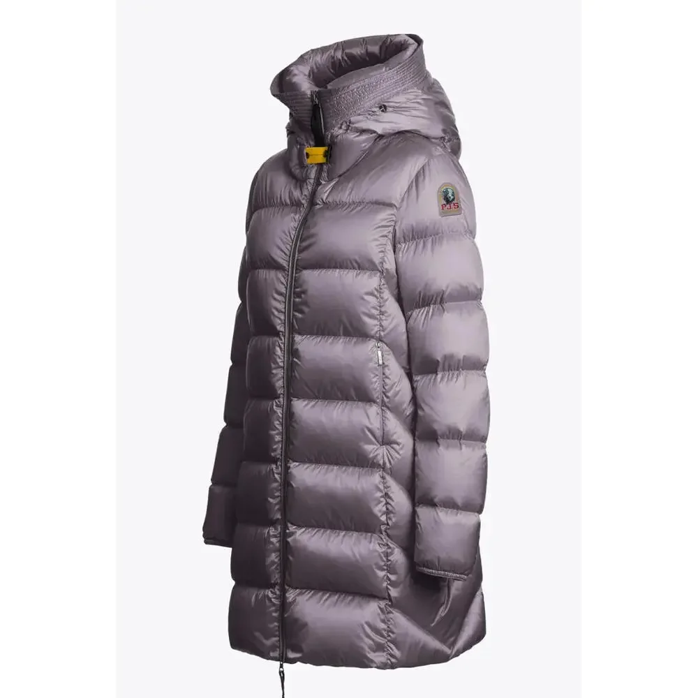 NEW, Parajumpers MARION - HOODED DOWN JACKET in Gray Size XL #DC512 - Picture 2 of 9